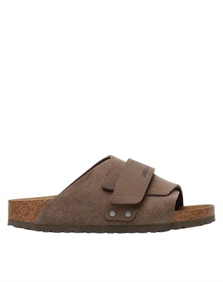 Kyoto Nubuck Suede Leather Sandal - Concrete Gray